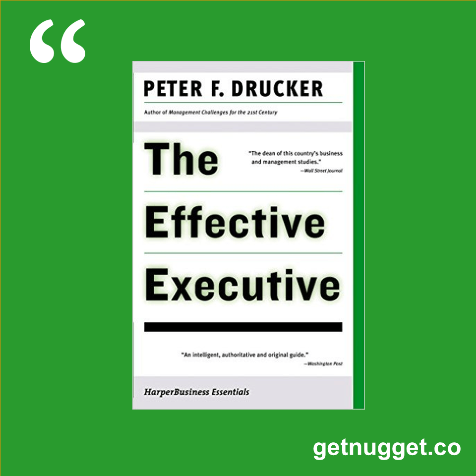 The Effective Executive Pdf