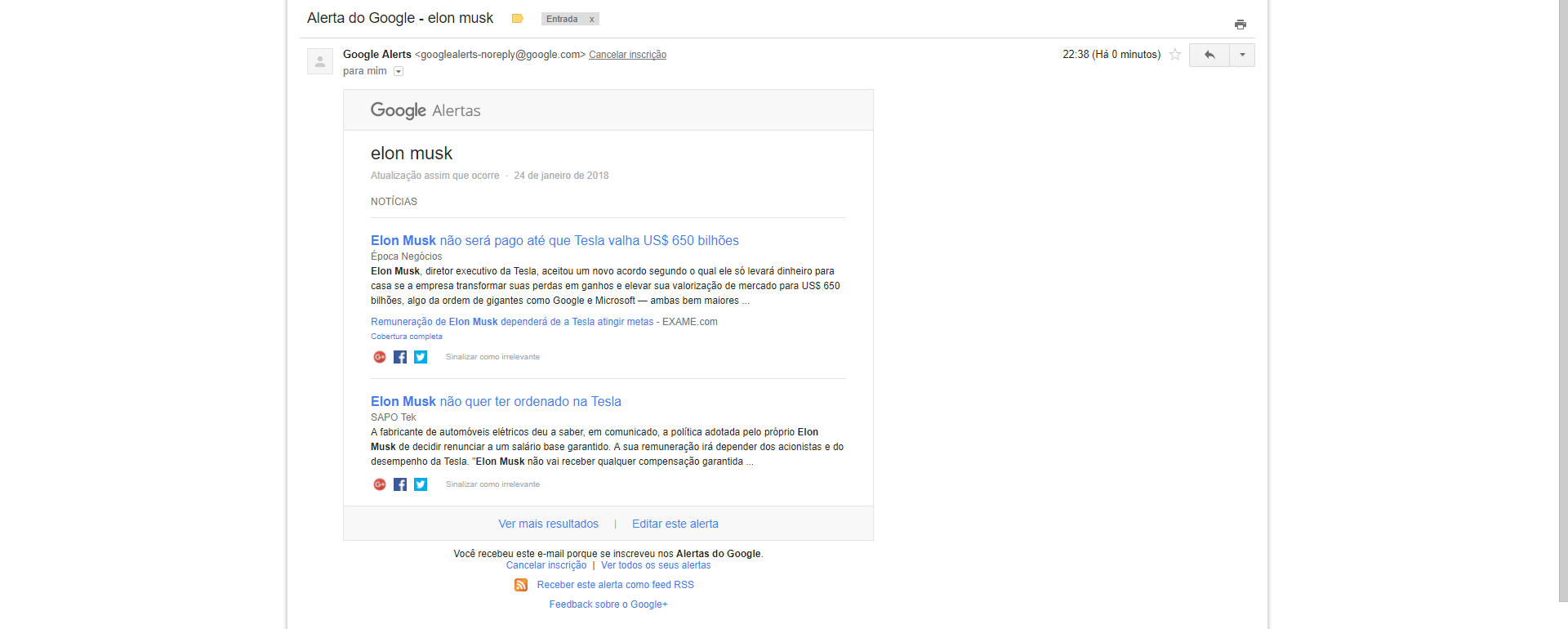 google alerts como ativar