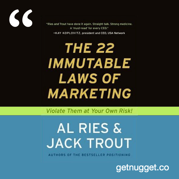 the 22 immutable laws of marketing articles against