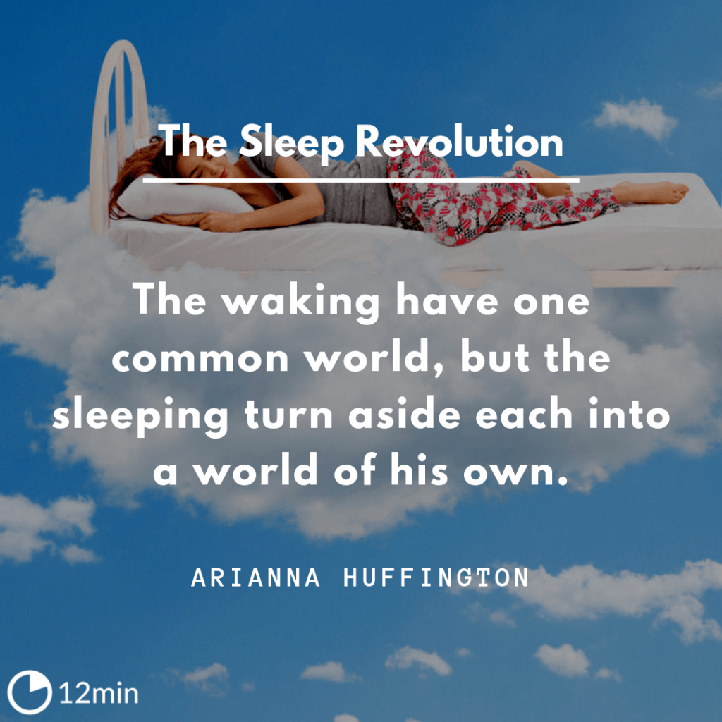 The Sleep Revolution PDF Summary Arianna Huffington 12min Blog
