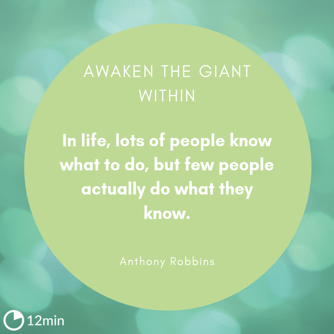 Awaken The Giant Within Pdf Summary Anthony Robbins 12min Blog