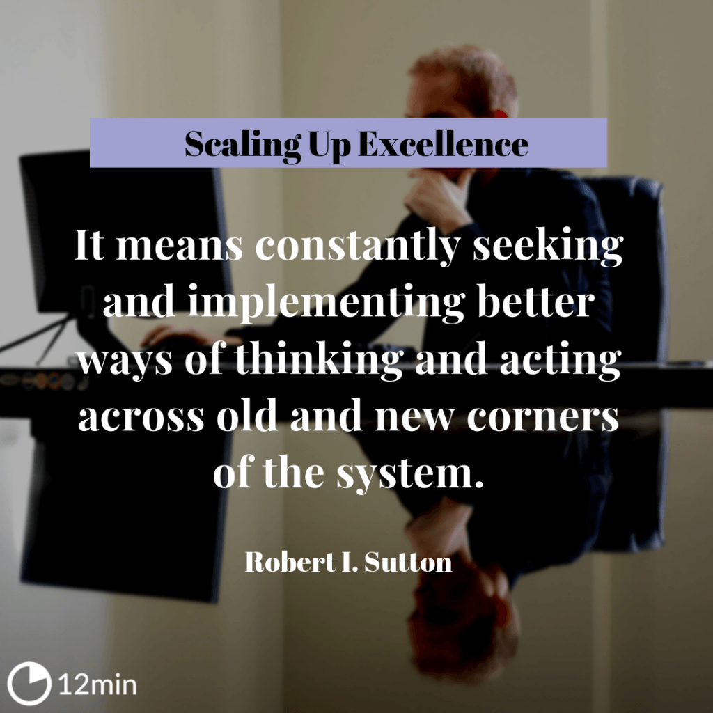 Scaling Up Excellence Summary